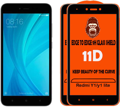 HQ Protection Tempered Glass Guard for Mi Redmi Y1(Pack of 2)