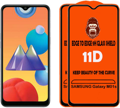 Digilett Tempered Glass Guard for SAMSUNG Galaxy M01s(Pack of 2)