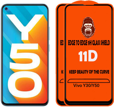 Unirock Tempered Glass Guard for ViVO Y50(Pack of 2)