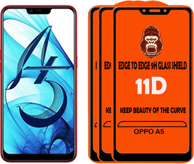 Digilett Tempered Glass Guard for OPPO A5(Pack of 2)