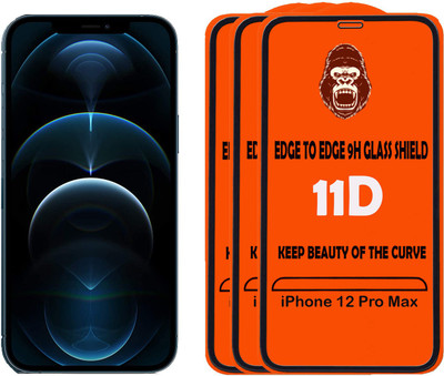 Unirock Tempered Glass Guard for Apple iPhone 12 Pro Max(Pack of 3)