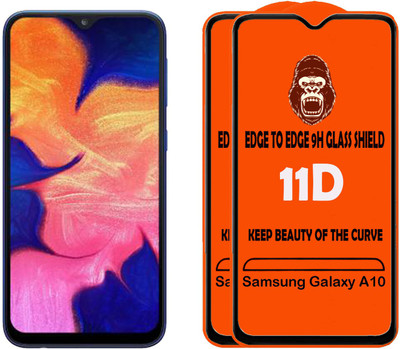 Digilett Tempered Glass Guard for Samsung Galaxy A10(Pack of 2)