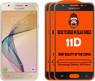 Unirock Tempered Glass Guard for Samsung Galaxy J5 Prime(Pack of 3)