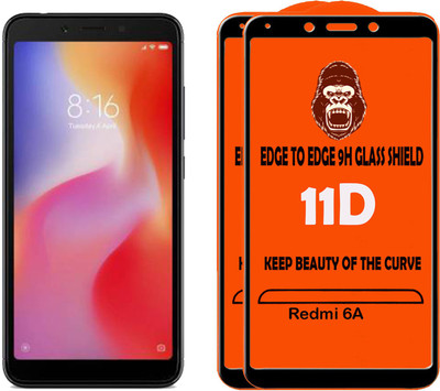 Digilett Tempered Glass Guard for Mi Redmi 6A(Pack of 2)