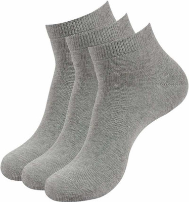 Akeeta Men & Women Solid Ankle Length(Pack of 3)