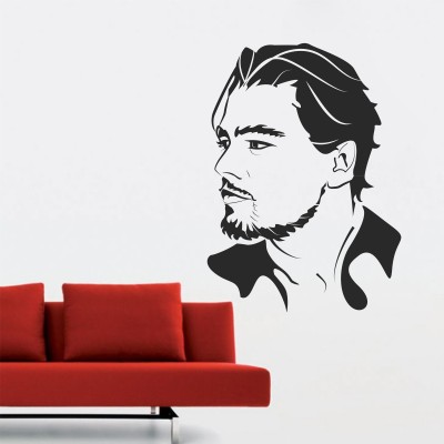 Devil designs 61 cm Leonardo dicaprio Wall Stickers for Living Room Self Adhesive Sticker(Pack of 1)