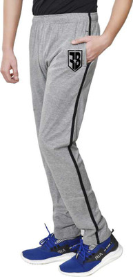 FabryKa Solid Men Grey Track Pants