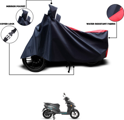 GOSHIV-car and bike accessories Waterproof Two Wheeler Cover for Hero(Black, Red)