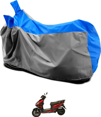GOSHIV-car and bike accessories Waterproof Two Wheeler Cover for Okinawa(Grey, Blue)