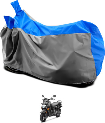 GOSHIV-car and bike accessories Waterproof Two Wheeler Cover for Honda(Cliq, Grey, Blue)