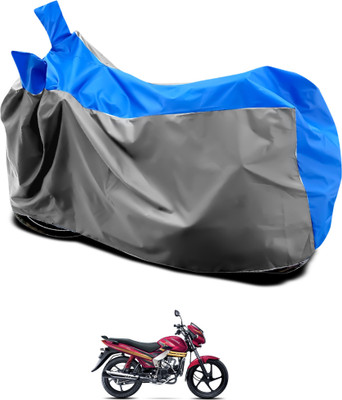 GOSHIV-car and bike accessories Waterproof Two Wheeler Cover for Mahindra(Centuro Rockstar, Grey, Blue)