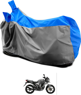 GOSHIV-car and bike accessories Waterproof Two Wheeler Cover for Honda(Dazzler, Grey, Blue)