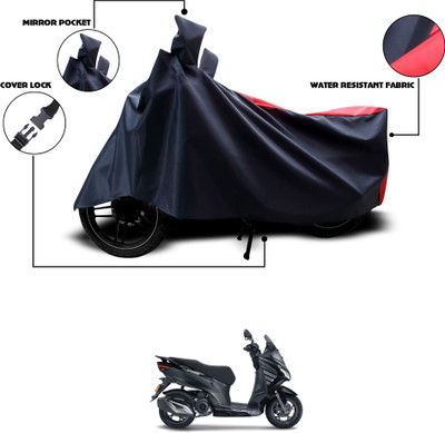 GOSHIV-car and bike accessories Waterproof Two Wheeler Cover for Aprilia(Black, Red)
