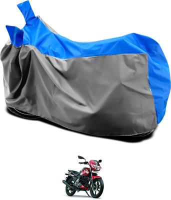 GOSHIV-car and bike accessories Waterproof Two Wheeler Cover for TVS(Flame DS 125, Grey, Blue)