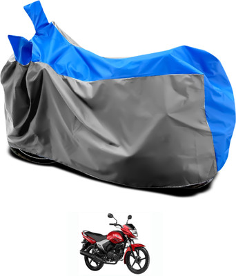 GOSHIV-car and bike accessories Waterproof Two Wheeler Cover for Yamaha(Saluto, Grey, Blue)