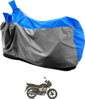 GOSHIV-car and bike accessories Waterproof Two Wheeler Cover for Mahindra(Centuro NXT, Grey, Blue)