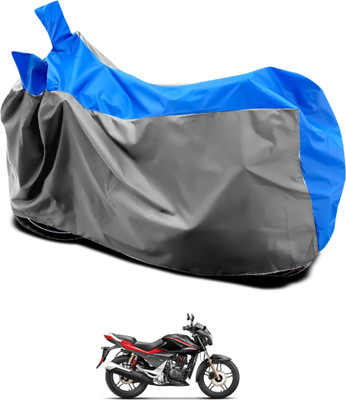 GOSHIV-car and bike accessories Waterproof Two Wheeler Cover for Hero(CBZ Extreme, Grey, Blue)