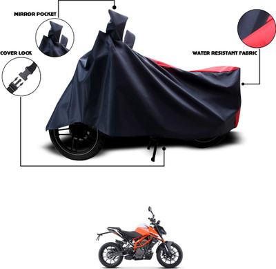 GOSHIV-car and bike accessories Waterproof Two Wheeler Cover for KTM(125 Duke, Red, Blue)