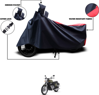 GOSHIV-car and bike accessories Waterproof Two Wheeler Cover for JAWA(Black, Red)