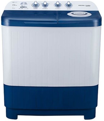 Voltas Beko 7.5 kg Semi Automatic Top Load White, Blue(WTT75DBLT)   Washing Machine  (Voltas Beko)