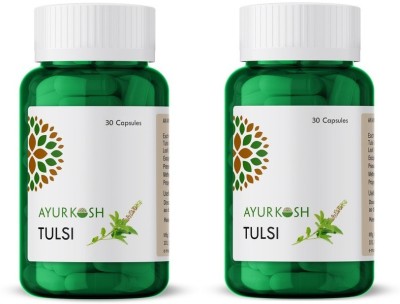 Ayurkosh Tulsi Extract Capsules for Men & Women to Boost Immunity(Pack of 2)