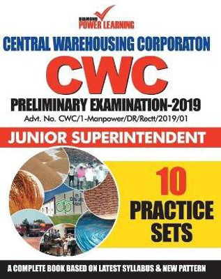 Central Warehousing Corporation - Preliminary Examination - Junior Superintendent - 10 PTP(English, Paperback, Power Diamond Learning)