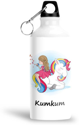 Furnish Fantasy 600 ml Aluminium Sipper(Pack of 1, White)