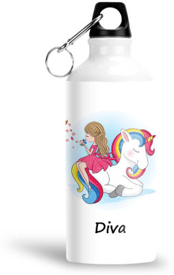 Furnish Fantasy 750 ml Aluminium Sipper(Pack of 1, White)