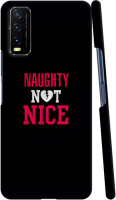 V'ART CREATIONS Back Cover for Vivo Y12a(Black, Red, Pack of: 1)