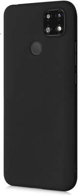 Phone Care Pouch for Realme Narzo 30A(Black, Grip Case, Pack of: 1)