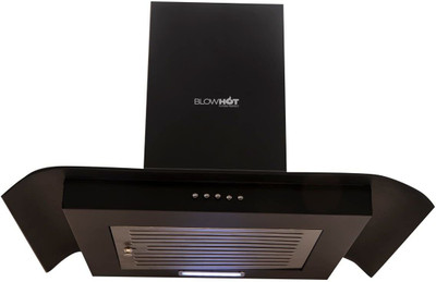 deals Faber 90cm Baffle Filter Wall Mount Chimney (T2S2 TC LTW, Stainless Steel) | BlowHot Spectra Chimney 800m3/h Suction Power, Led Lights, 3 Speed control, Push Control, Baffle Filter For Modular Kitchen, 5 Years Warranty Wall Mounted Chimney(Black 800 CMH)
