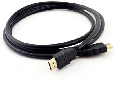 CRETO HDMI Cable connects your TV to your SetTop Box & HD, Blu-Ray, Laptop, PC, DVD, PS3, Samsung, LG, Sony, Apple TV, 3D, Plasma, LCD, LED,4K TV and many other HD Ready devices 1.5 m HDMI Cable(Compatible with 3d/Lcd/LED/Plasma Tv, Set Top Box, DVD, Computer/laptop, Black, One Cable)