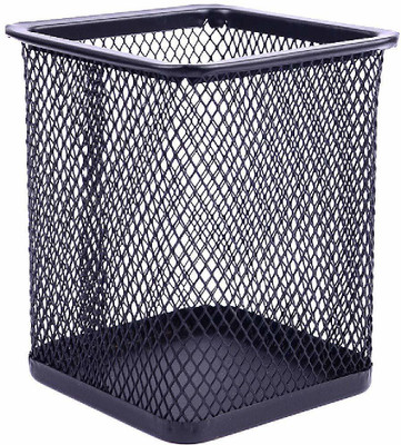 YANCI 1 Compartments Metal Pen Holder(Black)