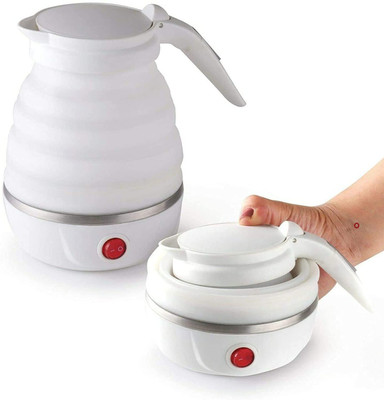 AAI ENTERPRISE Travel Foldable Fast Boiling Portable Electric Silicone Kettle 110-220V 750ML For Most Travel Home And Office Use |Multi Color Beverage Maker(0.75 L, Multicolor)