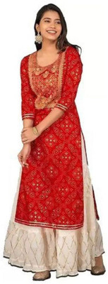 pcg Women Kurti Sharara Set