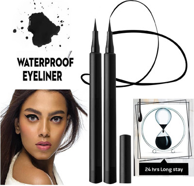 GFSU MATTE FINISH SOFT AND SMOOTH FLAWLESS FINISH LONG LASTING SKETCH JET BLACK EYE LINER 5 g(BLACK)