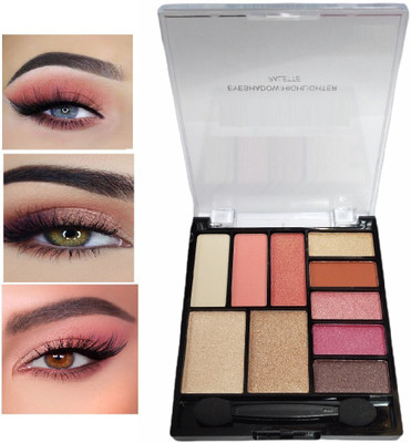 Emijun HIGEST QUALITY MATTE & SHIMMERY FINISH WATER PROF MULTI COLOR EYE SHADOW 16 g(MULTI COLOR)