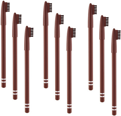 MYEONG Long wear matte brown color water prof & smudge prof eye brow pencil(Brown)
