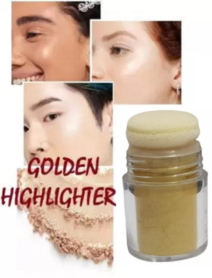 tanvi27 Professional Illumination Face Makeup Shimmer Powder Highlighter With Pearl & Gold  Highlighter(GOLD)