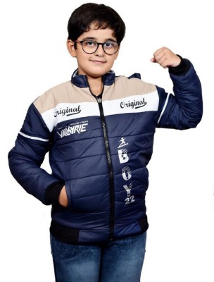 IAC Full Sleeve Printed, Colorblock Boys Jacket