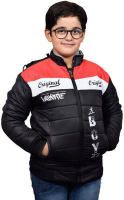 IAC Full Sleeve Printed, Colorblock Boys Jacket