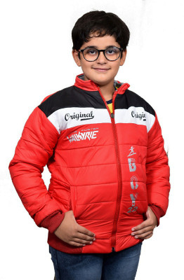 IAC Full Sleeve Printed, Colorblock Boys Jacket