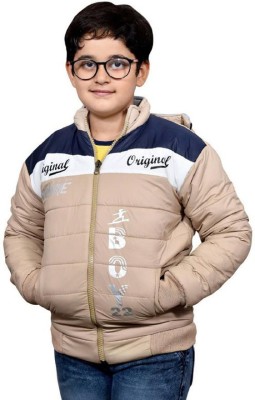 IAC Full Sleeve Printed, Colorblock Boys Jacket