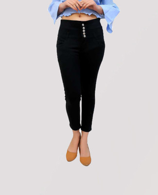 INAAYA Super Skinny Women Black Jeans