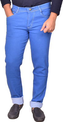 Lzard Slim Men Blue Jeans