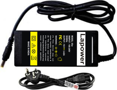 Lapower 4937 4937G 65W Adapter 19V 3.42a 5.5MM X 1.7MM YELLOW TIP (Power Cord Included) 65 W Adapter(Power Cord Included)