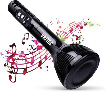 Acesquare Superier Quality Bluetooth Mic 2-in1 With Recording + USB+FM (Black) Microphone