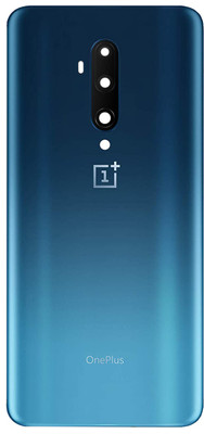 Purplesavvy OnePlus 7T Pro ( GLASS ) With Camera Lens Ring Back Panel(Haze Blue)