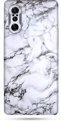 OggyBaba xiaomi poco f3 gt Mobile Skin(Milky White Marble Skin Matte Finish)
