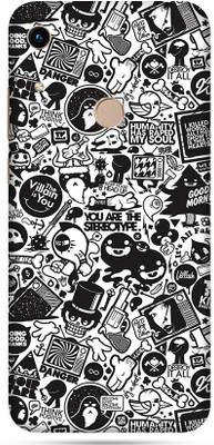 OggyBaba honor huawei 8a prime Mobile Skin(Doodle Art Skin Matte Finish)
